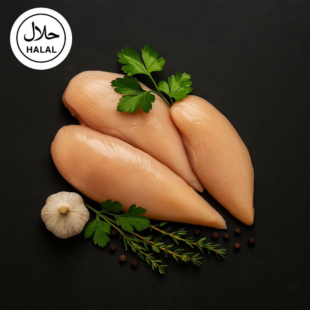 Large Boneless Chicken Breast - Halal