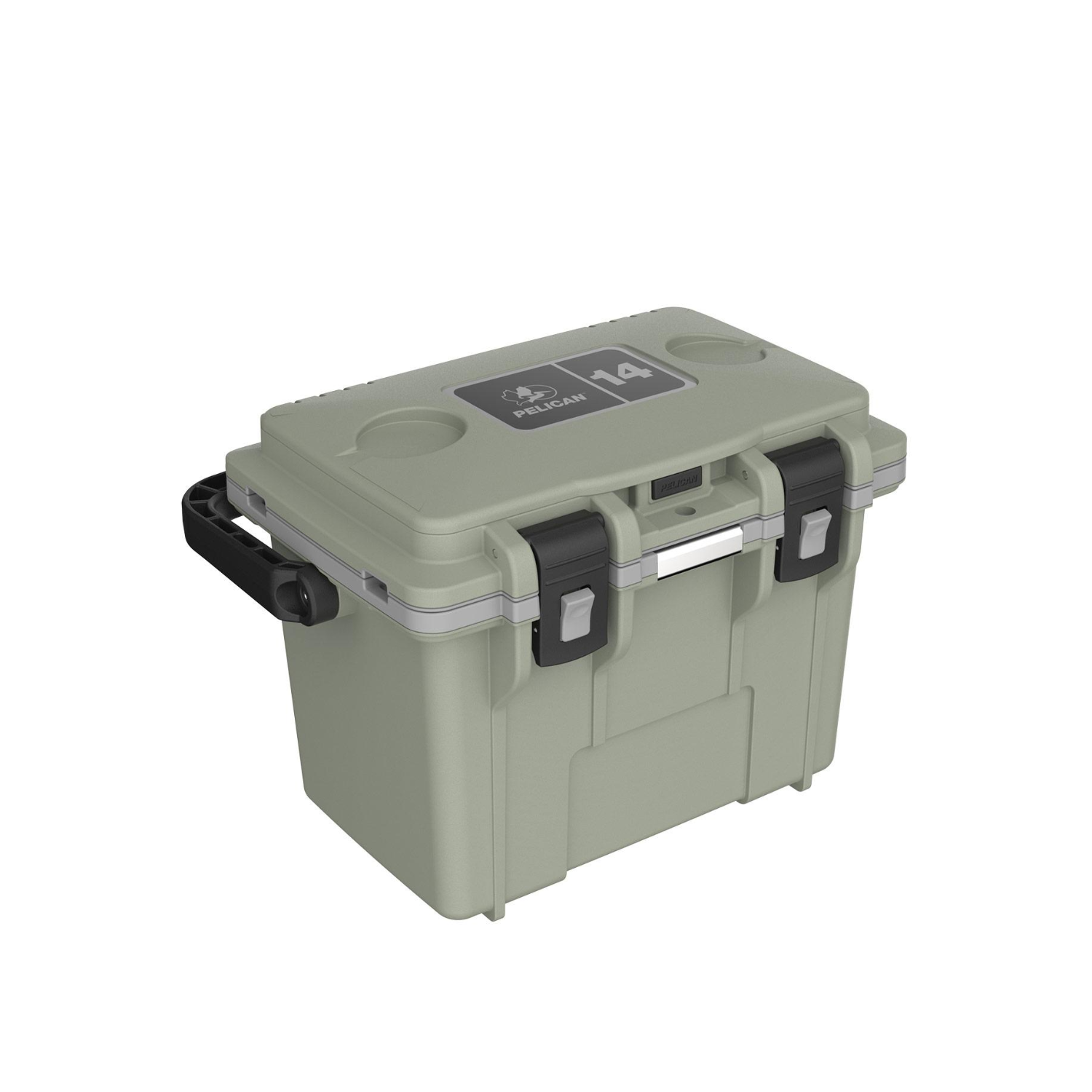 Pelican 14QT Personal Cooler – Rugged Lunchbox Cooler (36-Hour Ice Retention & Dry Storage)
