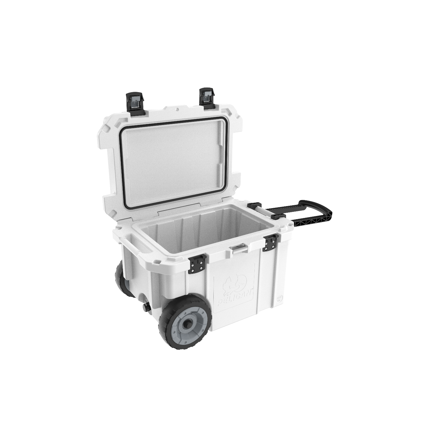 Pelican 45QT Elite Wheeled Cooler – Heavy-Duty Rolling Cooler for Camping, Fishing & Meat Delivery